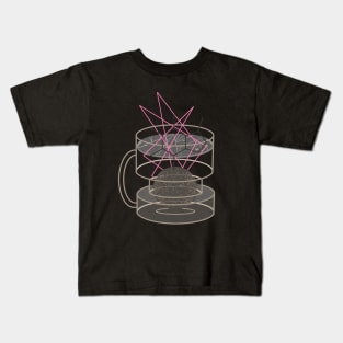 Modern Art Cup of Coffee Kids T-Shirt